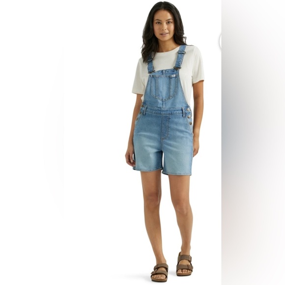 Lee Women's Light Blue Denim Overalls - Picture 1 of 11